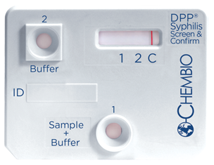 DPP Syphilis Screen and Confirm Cassette Negative